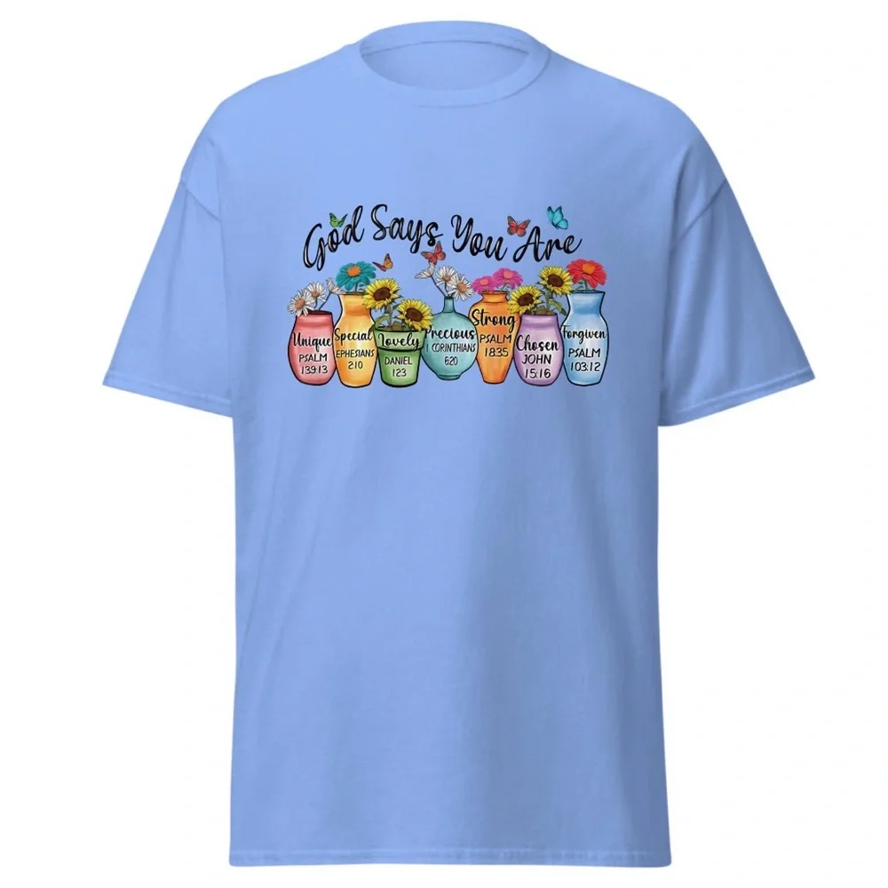 "GOD, Says You Are…" T-SHIRT-Graphic Custom By Us-One - Picture 4 of 10